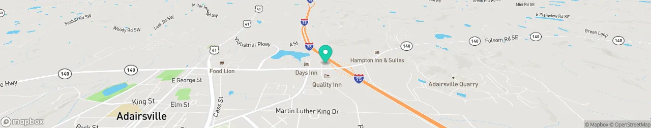 borne de recharge sur la carte