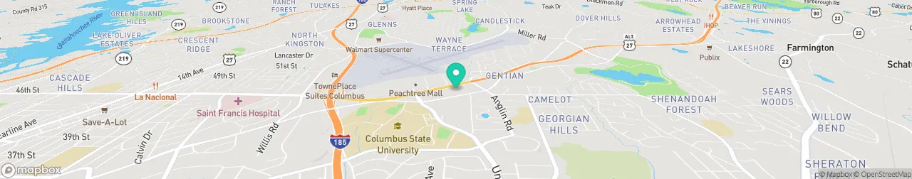 borne de recharge sur la carte