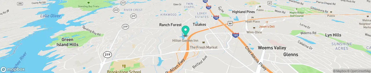 borne de recharge sur la carte