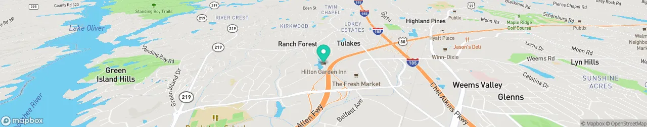 borne de recharge sur la carte