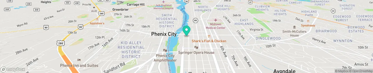 ev charging station on the map