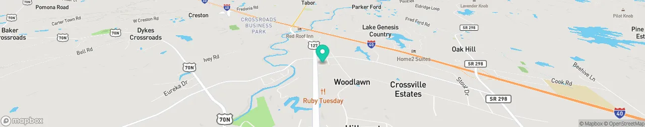 borne de recharge sur la carte