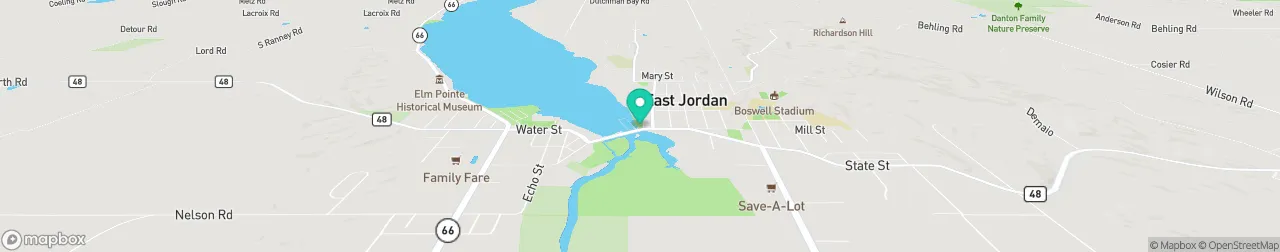 borne de recharge sur la carte