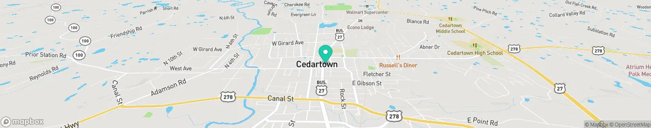 borne de recharge sur la carte