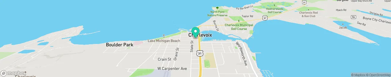 borne de recharge sur la carte