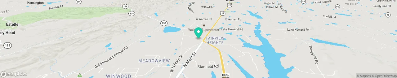 borne de recharge sur la carte