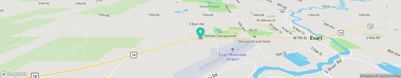 borne de recharge sur la carte