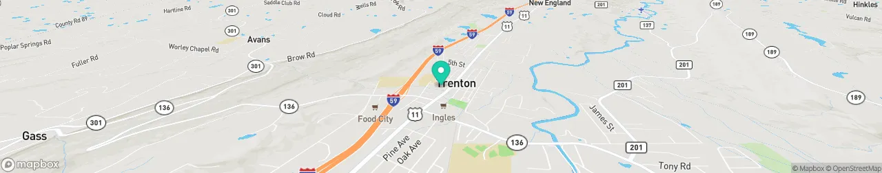 ev charging station on the map