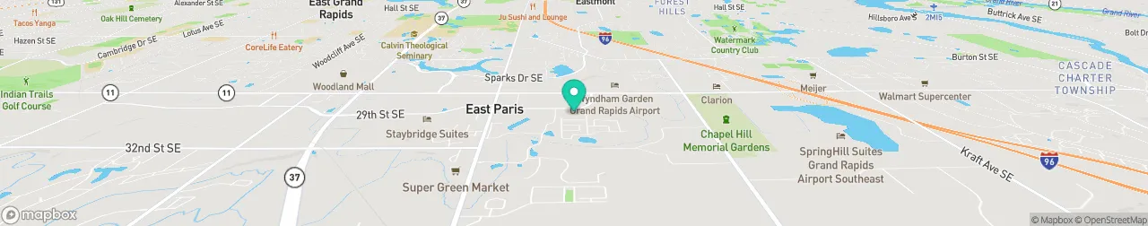 borne de recharge sur la carte