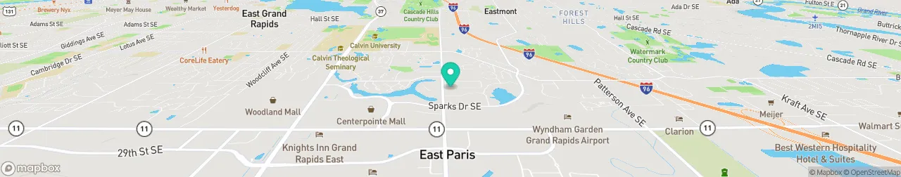 borne de recharge sur la carte