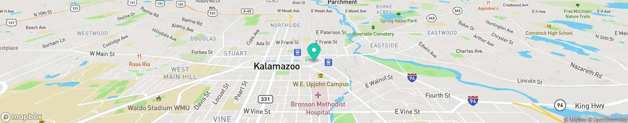 borne de recharge sur la carte