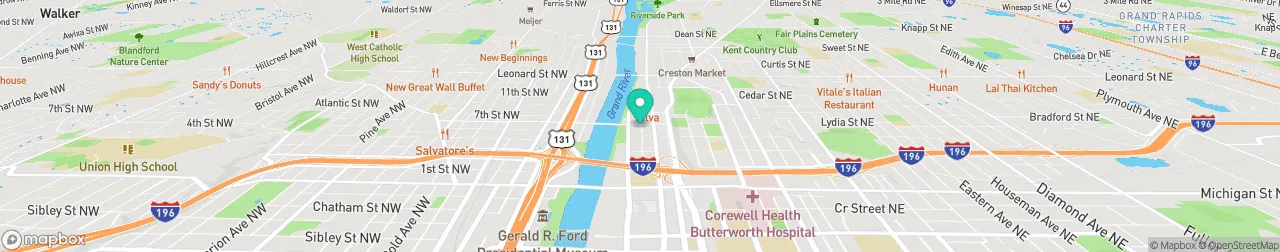 borne de recharge sur la carte