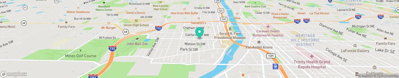 borne de recharge sur la carte