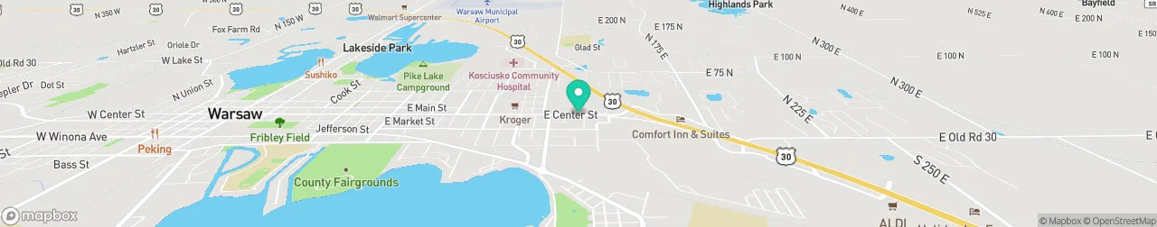 ev charging station on the map