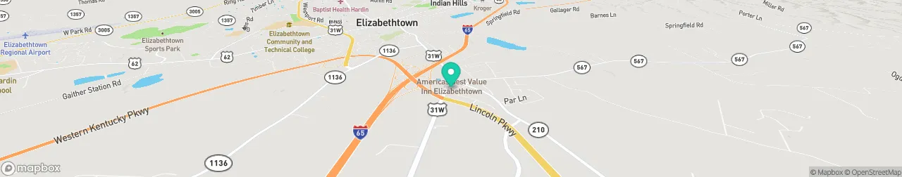 ev charging station on the map