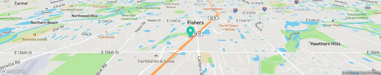 borne de recharge sur la carte