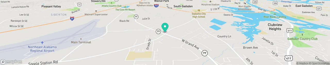 borne de recharge sur la carte