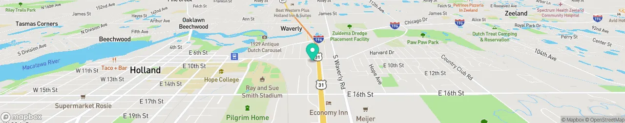 borne de recharge sur la carte