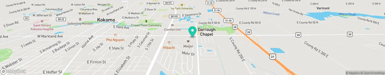 ev charging station on the map