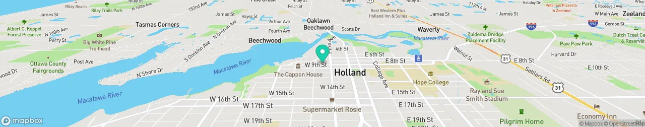 borne de recharge sur la carte