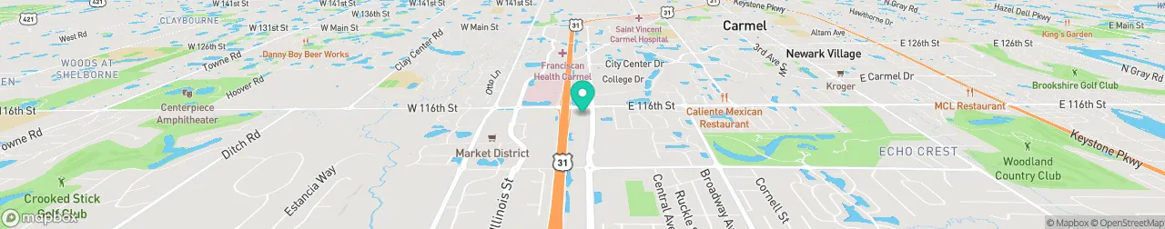 borne de recharge sur la carte