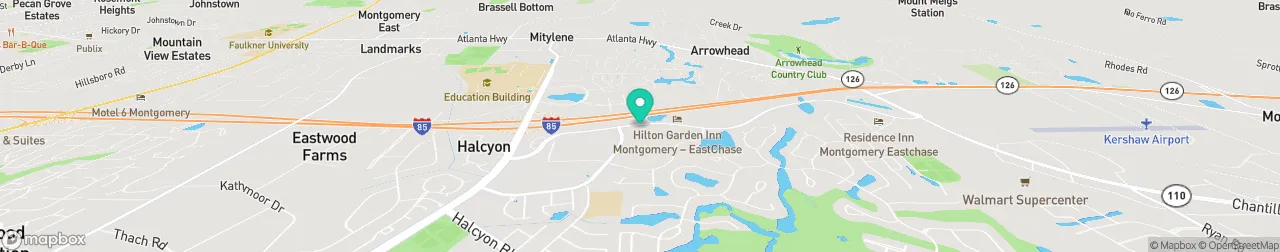 ev charging station on the map