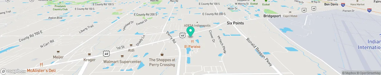 borne de recharge sur la carte