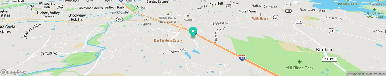 borne de recharge sur la carte