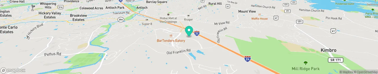 borne de recharge sur la carte