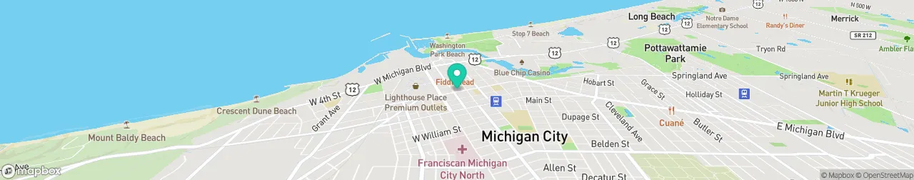 borne de recharge sur la carte