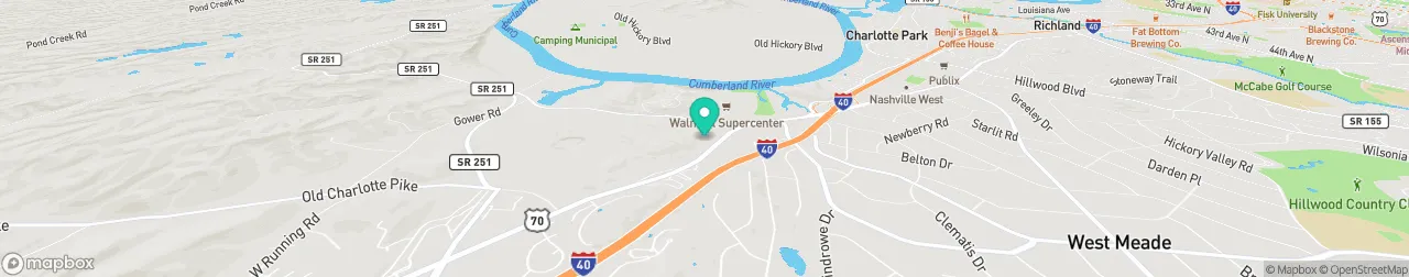 borne de recharge sur la carte