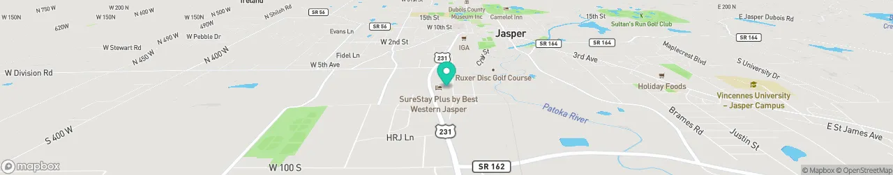 borne de recharge sur la carte