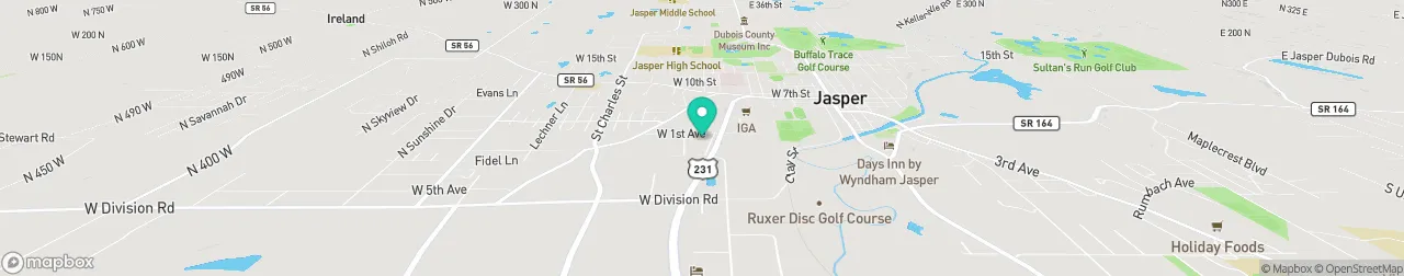 borne de recharge sur la carte