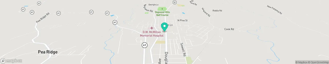 borne de recharge sur la carte