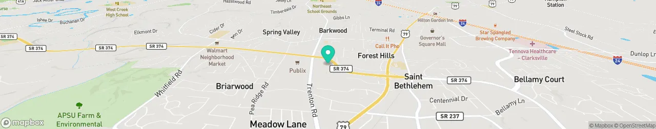 borne de recharge sur la carte