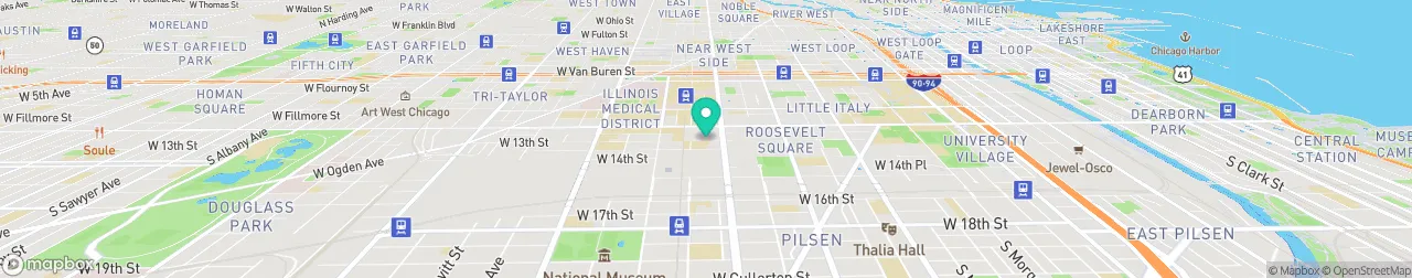 borne de recharge sur la carte