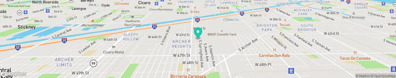 ev charging station on the map