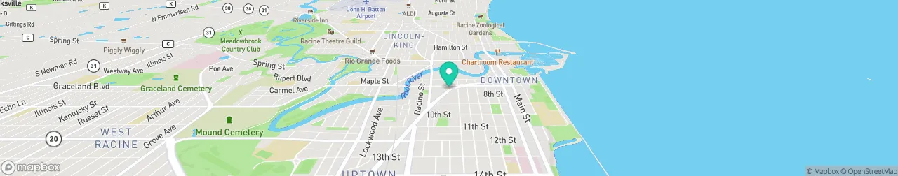 borne de recharge sur la carte