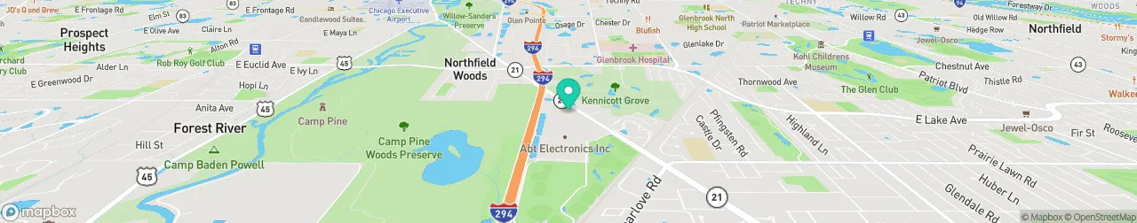 borne de recharge sur la carte