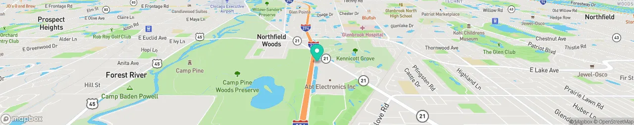 borne de recharge sur la carte