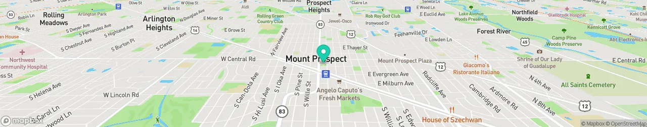 borne de recharge sur la carte