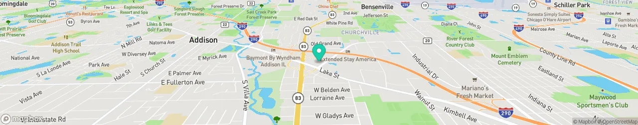 borne de recharge sur la carte