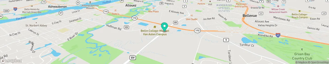 ev charging station on the map