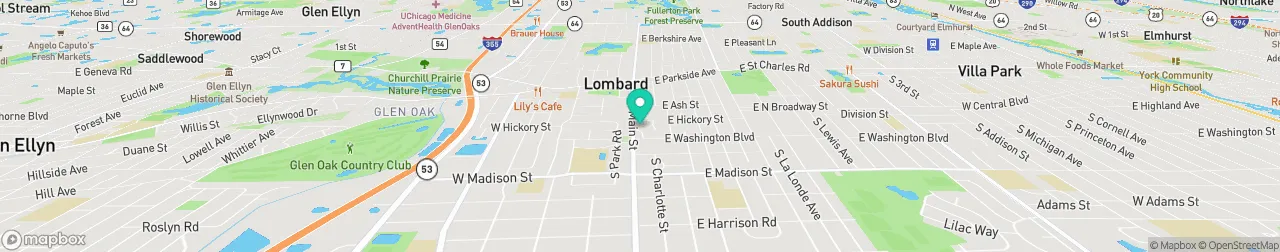 borne de recharge sur la carte