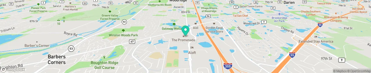 borne de recharge sur la carte