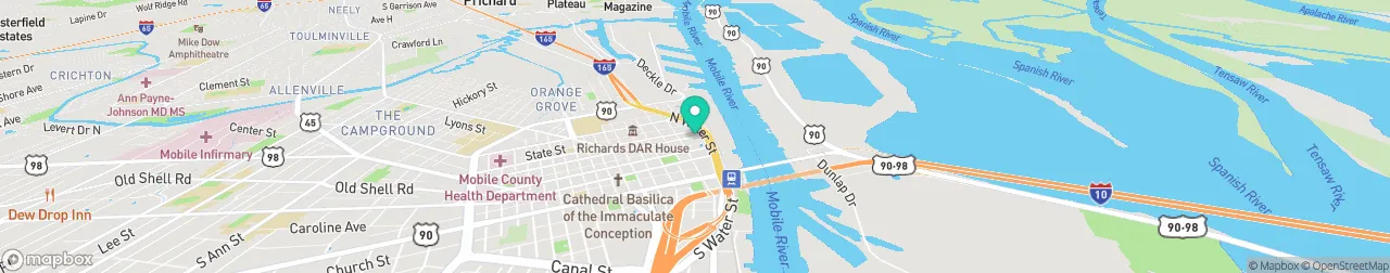 borne de recharge sur la carte