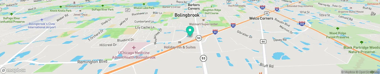 borne de recharge sur la carte