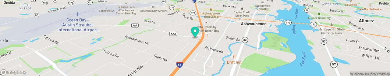 borne de recharge sur la carte