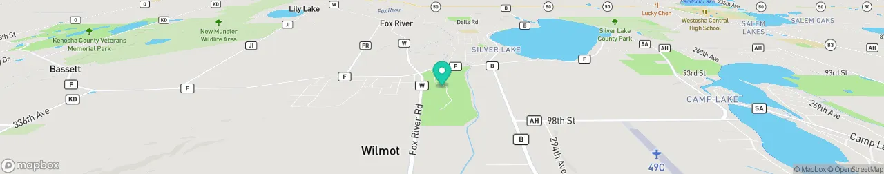 borne de recharge sur la carte