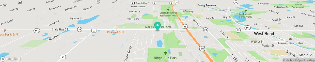 borne de recharge sur la carte